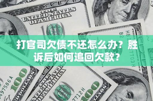 武汉打官司欠债不还怎么办？胜诉后如何追回欠款？