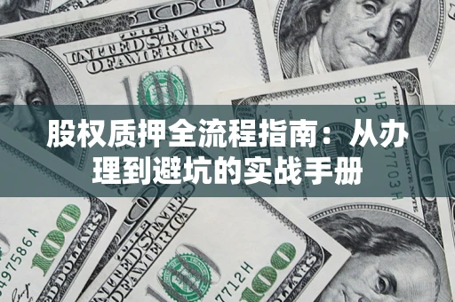 武汉股权质押全流程指南：从办理到避坑的实战手册