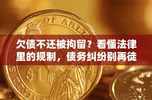 武汉欠债不还被拘留？看懂法律里的规制，债务纠纷别再徒劳奔波