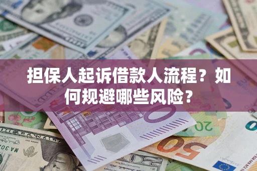 武汉担保人起诉借款人流程？如何规避哪些风险？