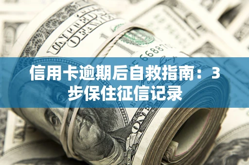 武汉信用卡逾期后自救指南：3步保住征信记录
